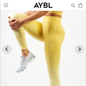 Yellow Ombré Leggings